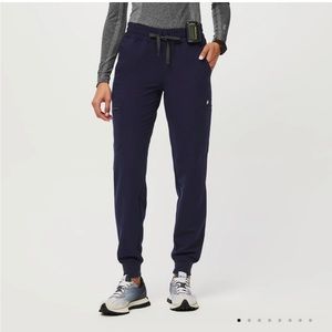 Figs Uman Relaxed Jogger Scrub Pants Navy Medium